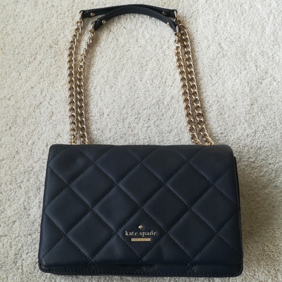 kate spade Handbags - Kate Spade Emerson Place Vivenna Shoulder Bag Navy